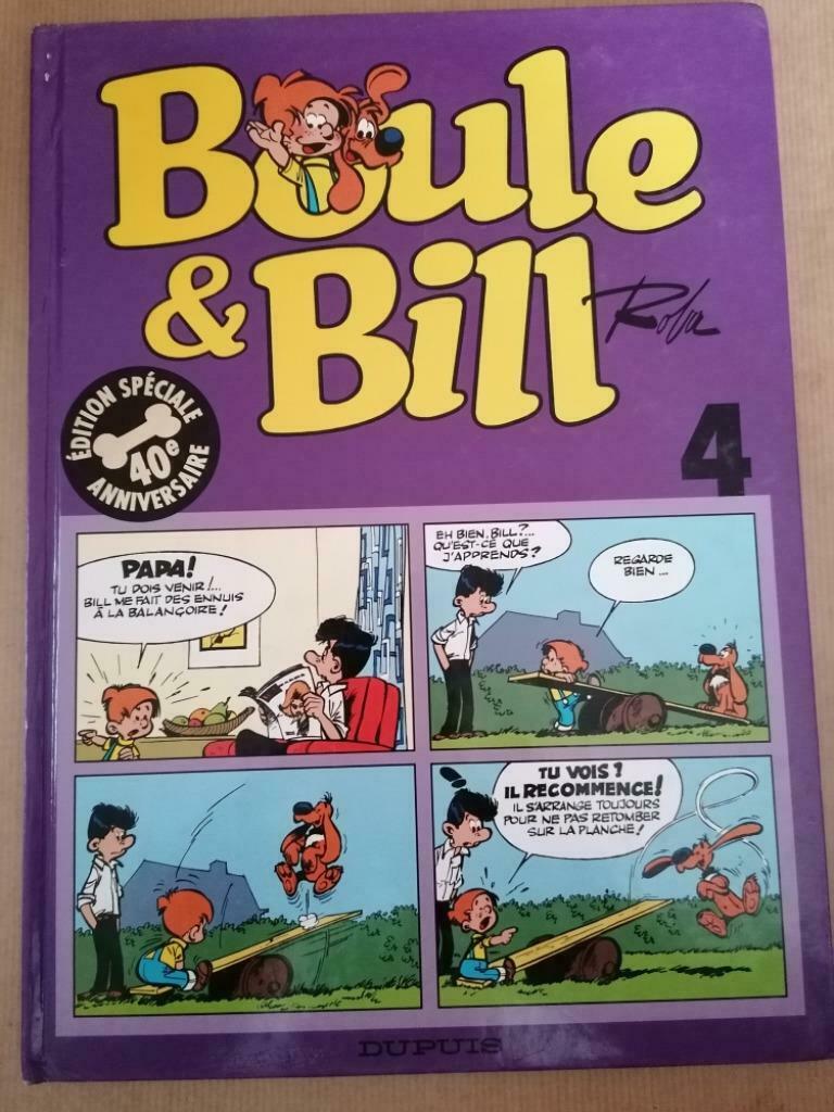 BD Boule & Bill : Tome 4, Edition spéciale 40e anniversaire., Enlèvement ou Envoi, Utilisé, Dupuis