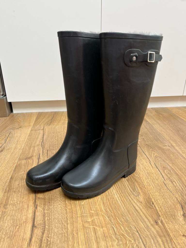 Prachtige zwarte regenlaarzen met zachte voering van XPLOR, Ophalen, Regenlaarzen
