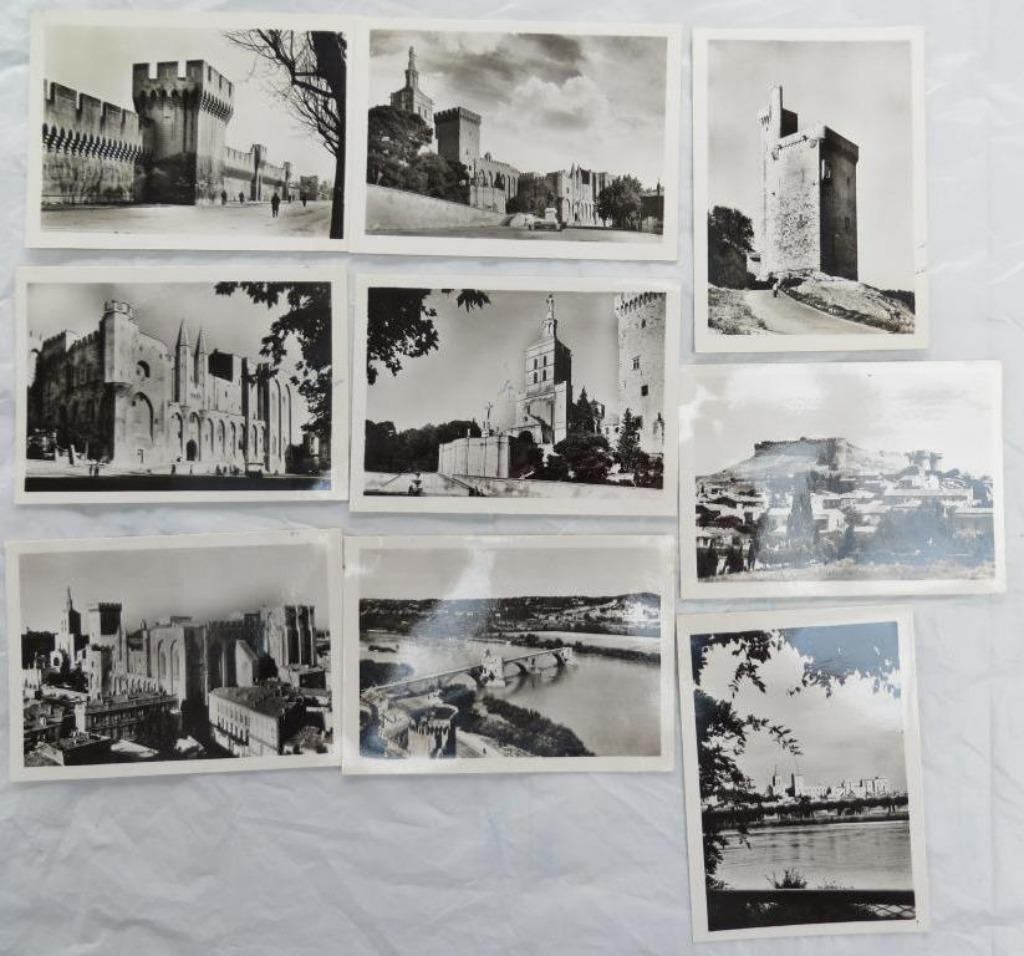 9 gravures France Avignon, Enlèvement ou Envoi, Gravure, 1940 à 1960, Étranger