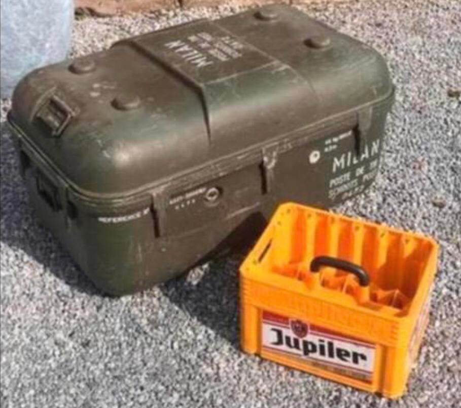 Waterdichte originele legerkist, Verzamelen, Militaria | Algemeen, Ophalen