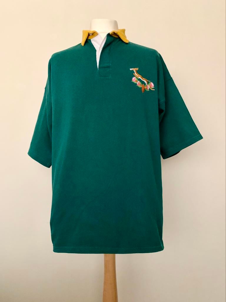 South Africa Springboks 90s vintage XV rugby shirt, Sport en Fitness, Rugby, Ophalen of Verzenden, Gebruikt, Kleding