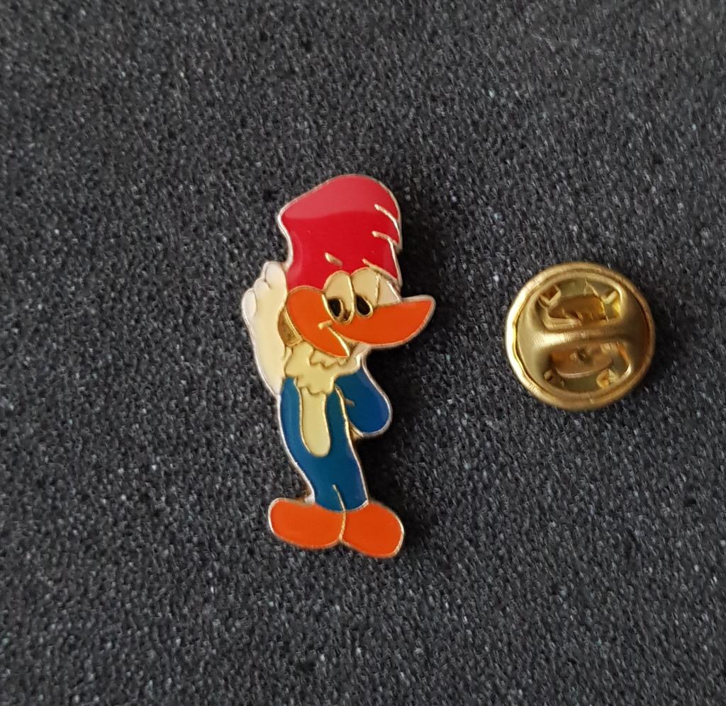 Pin's Woody Woodpecker, Collections, Broches, Pins & Badges, Enlèvement ou Envoi, Neuf, Figurine, Insigne ou Pin's