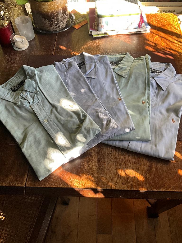 Herenhemden Raph Lauren, Kleding | Heren, Ophalen of Verzenden, Gedragen, Halswijdte 41/42 (L)