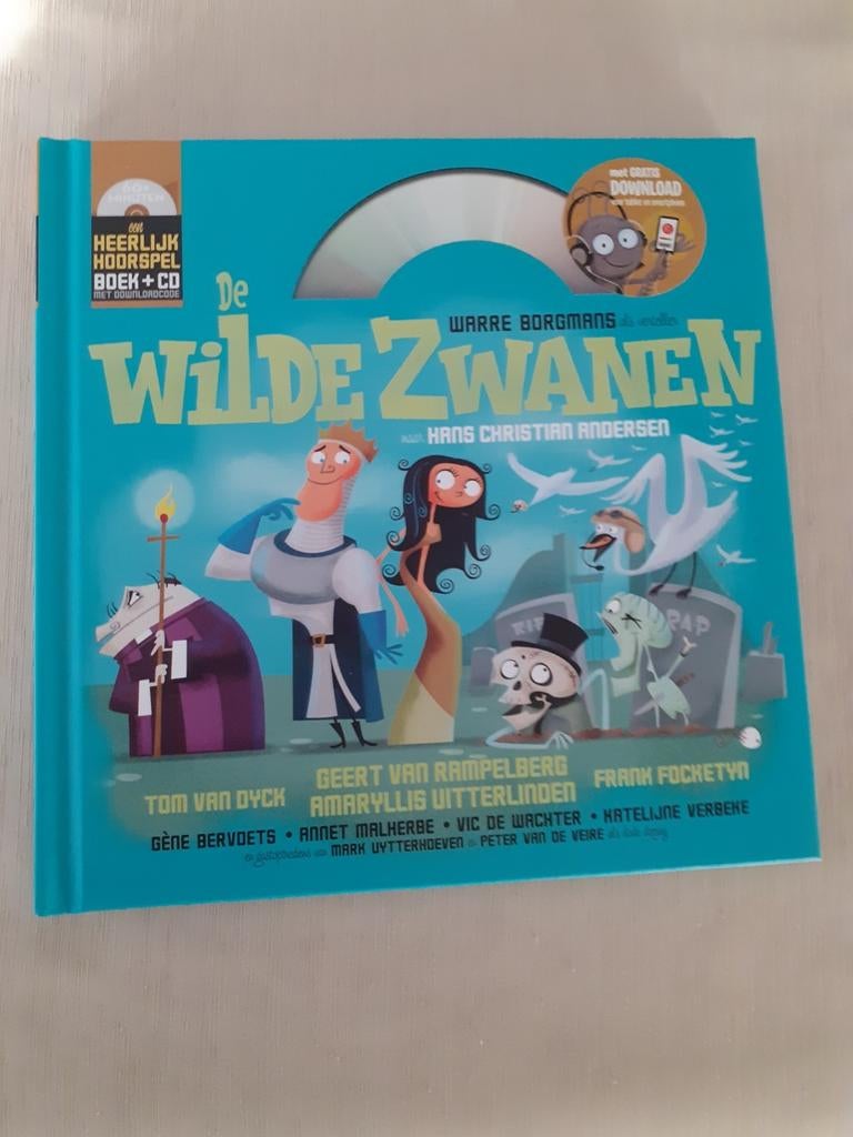 De wilde zwanen boek+cd, Ophalen of Verzenden, Zo goed als nieuw, Hans Christian Andersen; Grimm