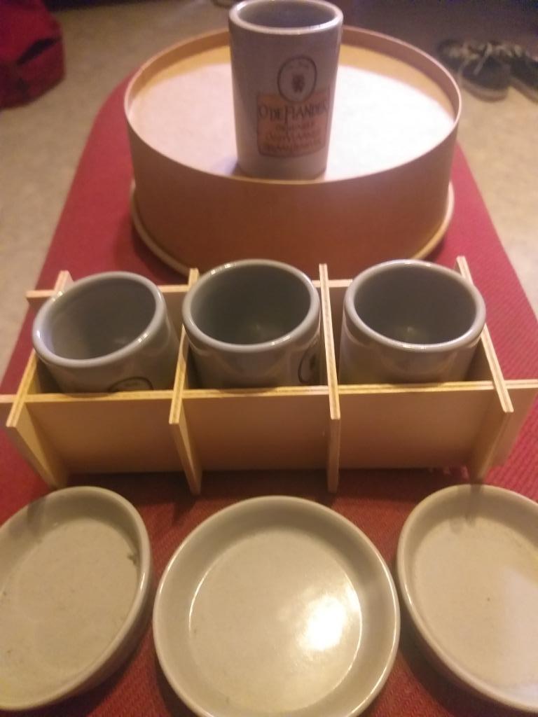 4 borrelglaasjes O'de Flander jenever, Ophalen, Zo goed als nieuw, Borrel- of Shotglas