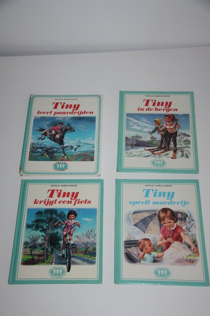 vintage tiny boeken casterman * 4 stuks * Gilbert Delahaye, Ophalen of Verzenden, Gelezen, Fictie algemeen, 5 of 6 jaar