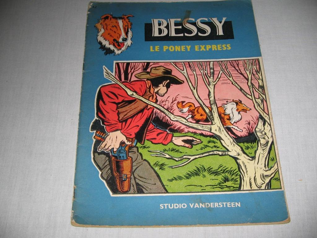 Bessy nr 42 :  Le poney express - eerste druk, Gelezen, Verzenden, Willy Vandersteen, Eén stripboek