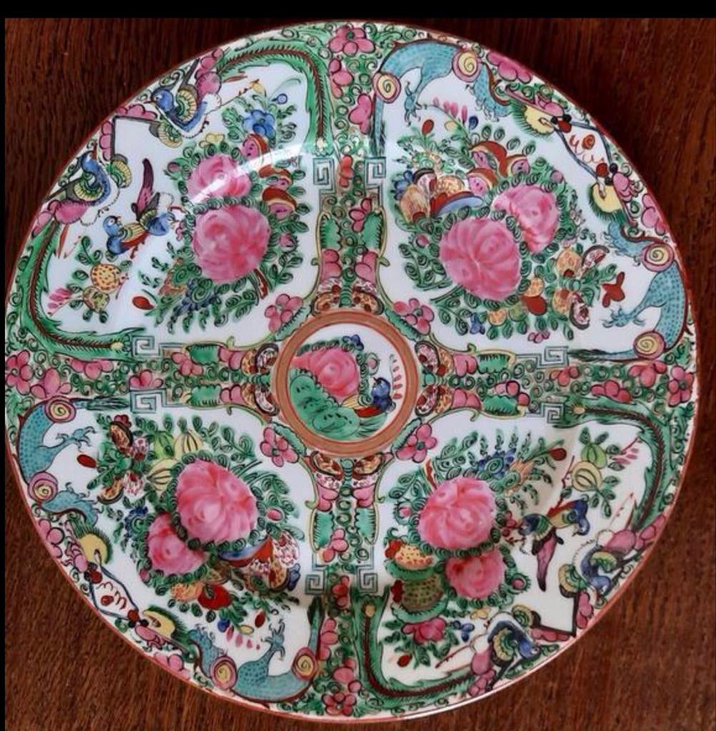 Chinese schaal 27 cm, Antiek en Kunst, Ophalen