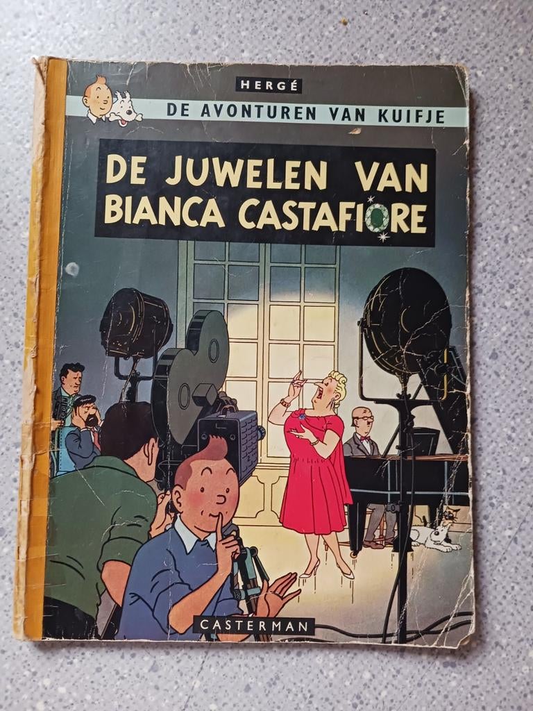 Kuifje - de juwelen van Bianca Castafiore, Eén stripboek, Ophalen, Gelezen, Hergé