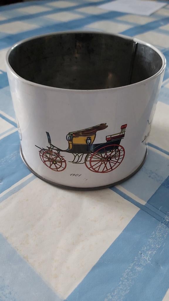 Vintage ijzeren doosje, Ophalen of Verzenden