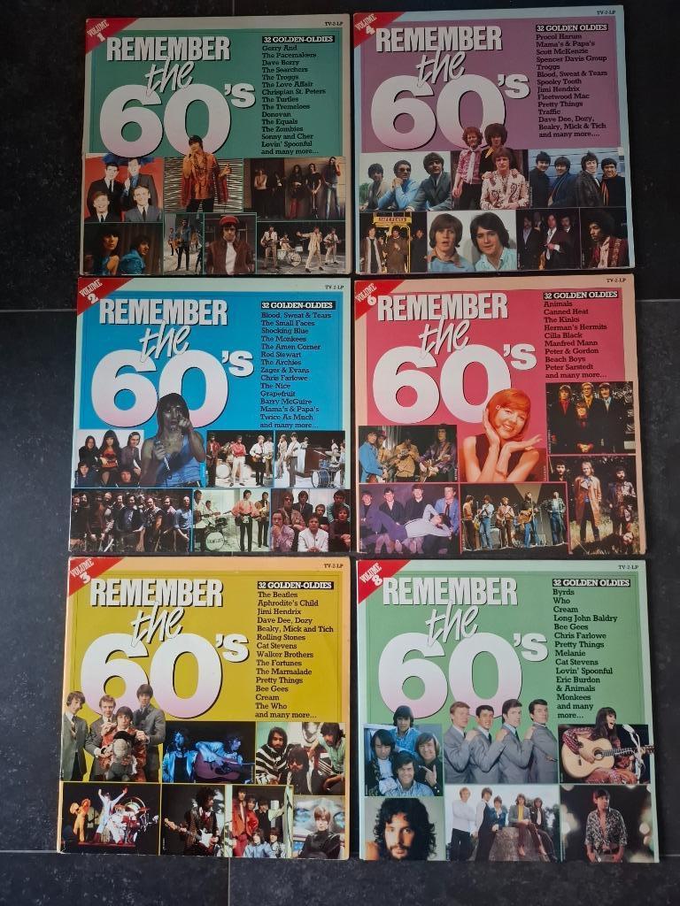 6x dubbel lp - REMEMBER THE 60'S, Cd's en Dvd's, Ophalen of Verzenden, Gebruikt