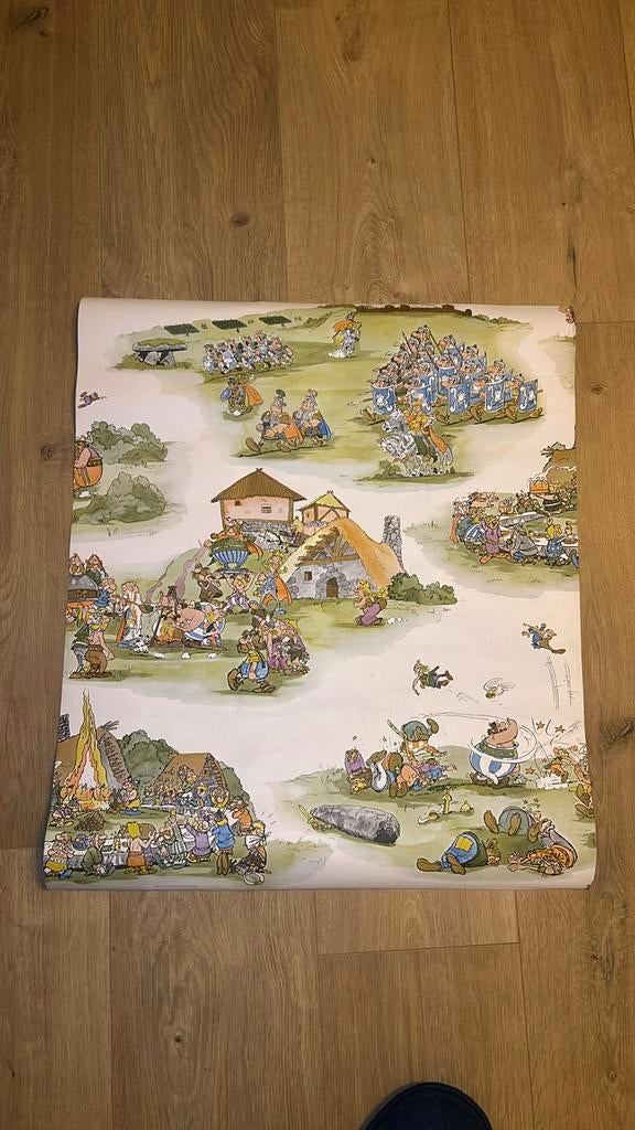 Uderzo Asterix - papier peint 1980, Enlèvement ou Envoi
