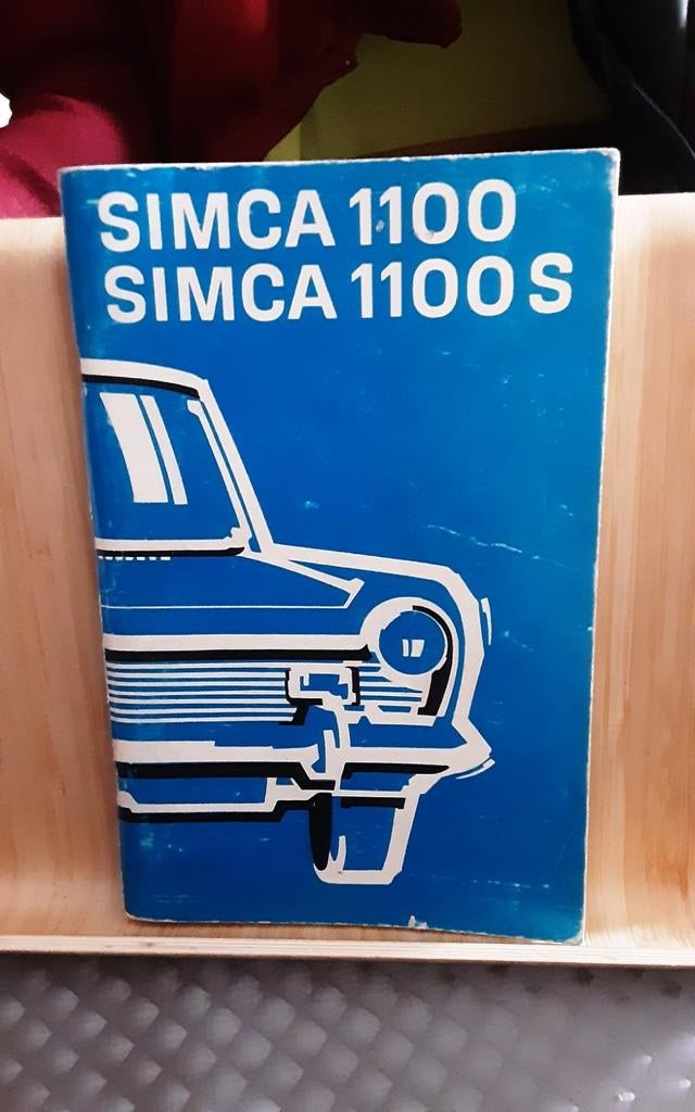 Simca 1100 handleiding, Enlèvement ou Envoi