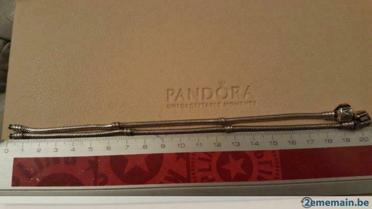 Bracelets Pandora, Enlèvement ou Envoi, Utilisé, Argent