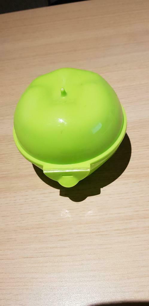 fruitdoosje in de vorm van een appel, Ophalen