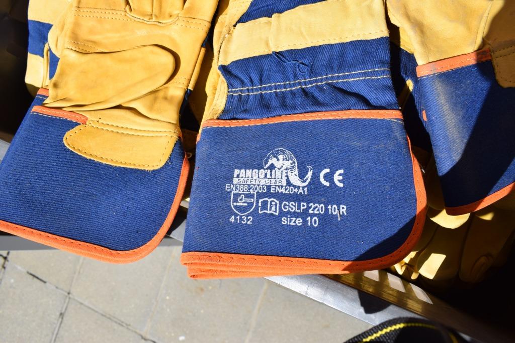 gant de travail en cuir M10 / par 10 pièces, Enlèvement