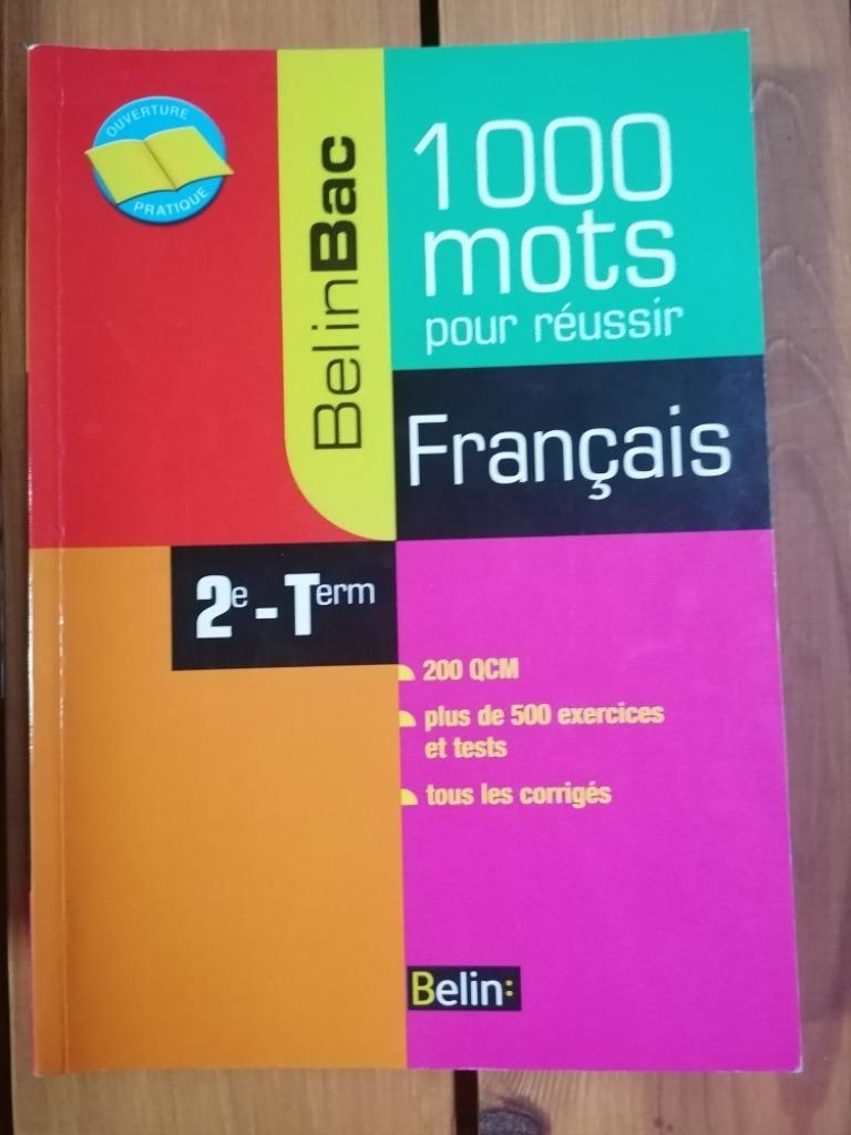 Français 2e-Term - 1000 mots pour réussir Claude Lebrun,, Livres, Enlèvement ou Envoi, Utilisé, Français