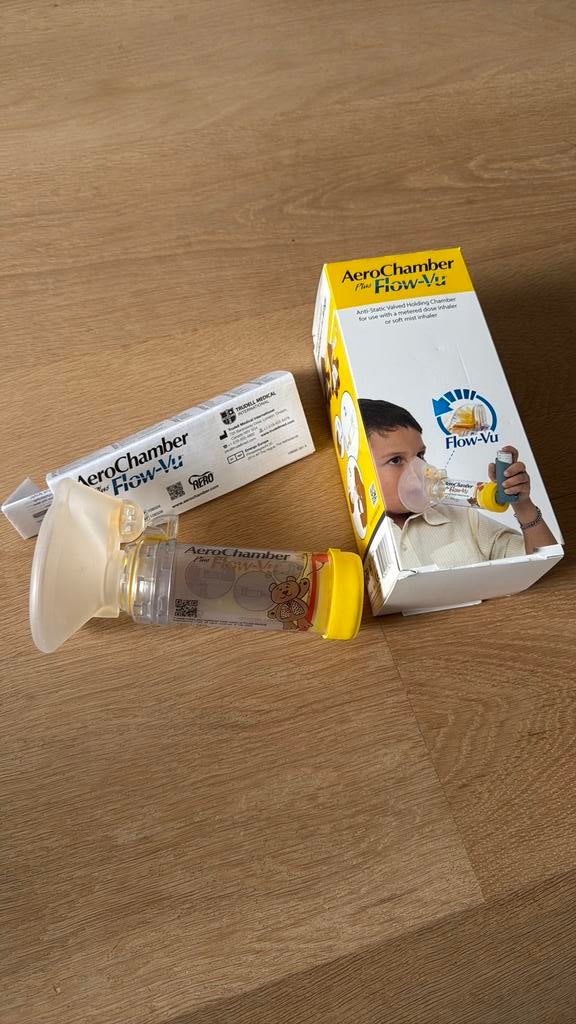 Aero chamber plus flow vu, Ophalen, Zo goed als nieuw
