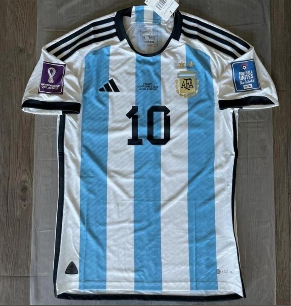 Argentinië Messi Origineel WorldCup Qatar Finale 2022, Sport en Fitness, Voetbal, Verzenden, Shirt