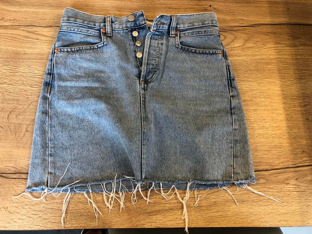 Jeansrok Dames Mango, Mango, Blauw, Ophalen of Verzenden, Zo goed als nieuw