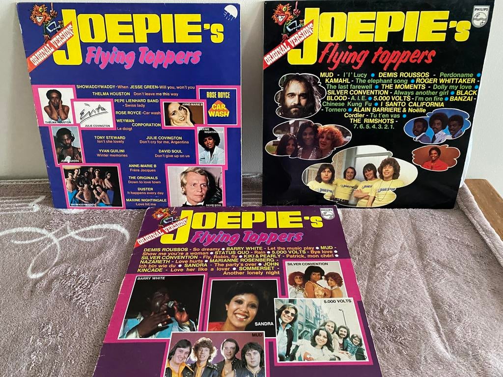 LP verzameling 3 stuks Joepie, Cd's en Dvd's, Vinyl | Verzamelalbums, Ophalen, Gebruikt, 12 inch, R&B en Soul