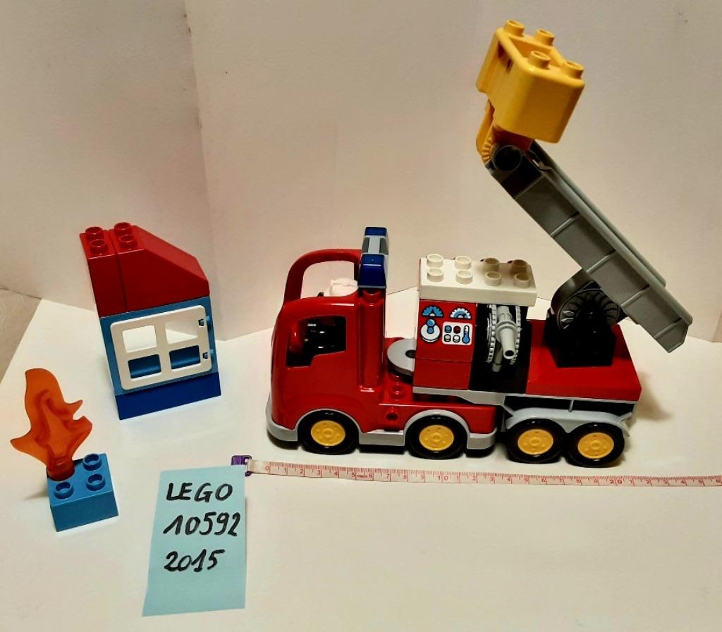 Lego duplo 10592 BRANDWEERWAGEN, Verzenden, Zo goed als nieuw, Complete set, Lego