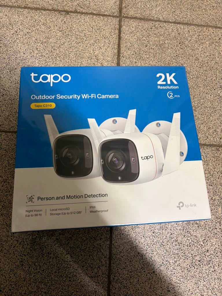 TP-Link Tapo 2stuks, Enlèvement ou Envoi, Neuf, Caméra extérieure