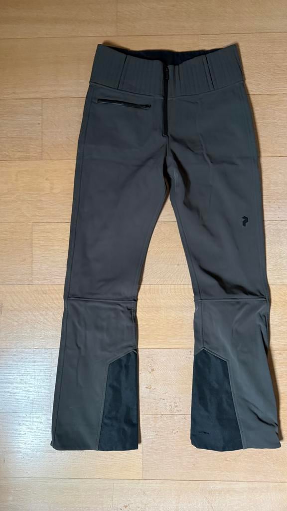 Skibroek Peak Performance maat M donkergroen, Enlèvement ou Envoi, Comme neuf, Taille 38/40 (M)