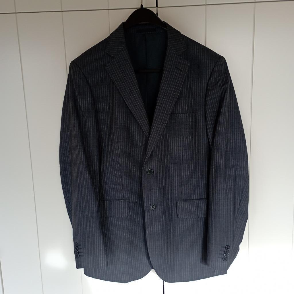 Harry Wilson blauw grijze gestreepte blazer, Kleding | Heren, Maat 52/54 (L), Ophalen of Verzenden, Zo goed als nieuw, Harry Wilson