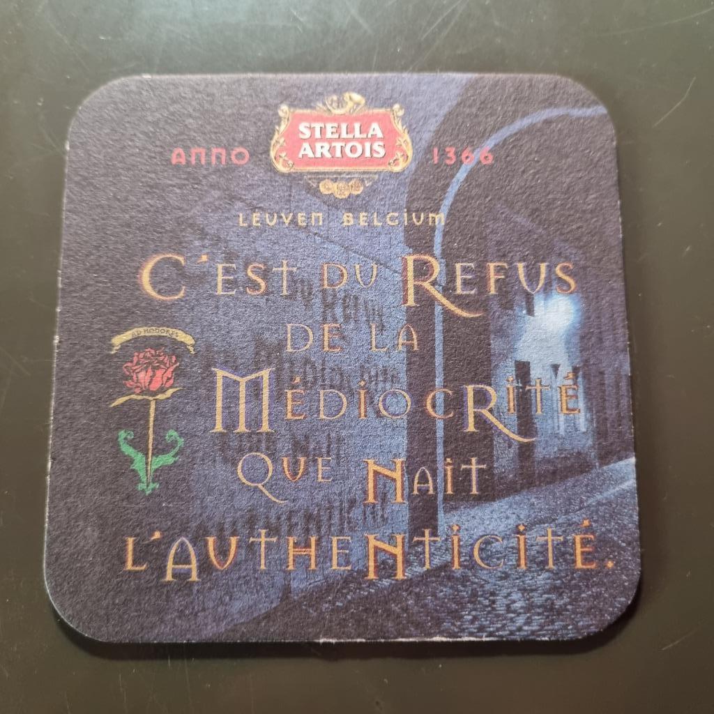 Sous Bock Stella Artois (modèle 170), Ophalen of Verzenden, Gebruikt, Viltje(s), Stella Artois