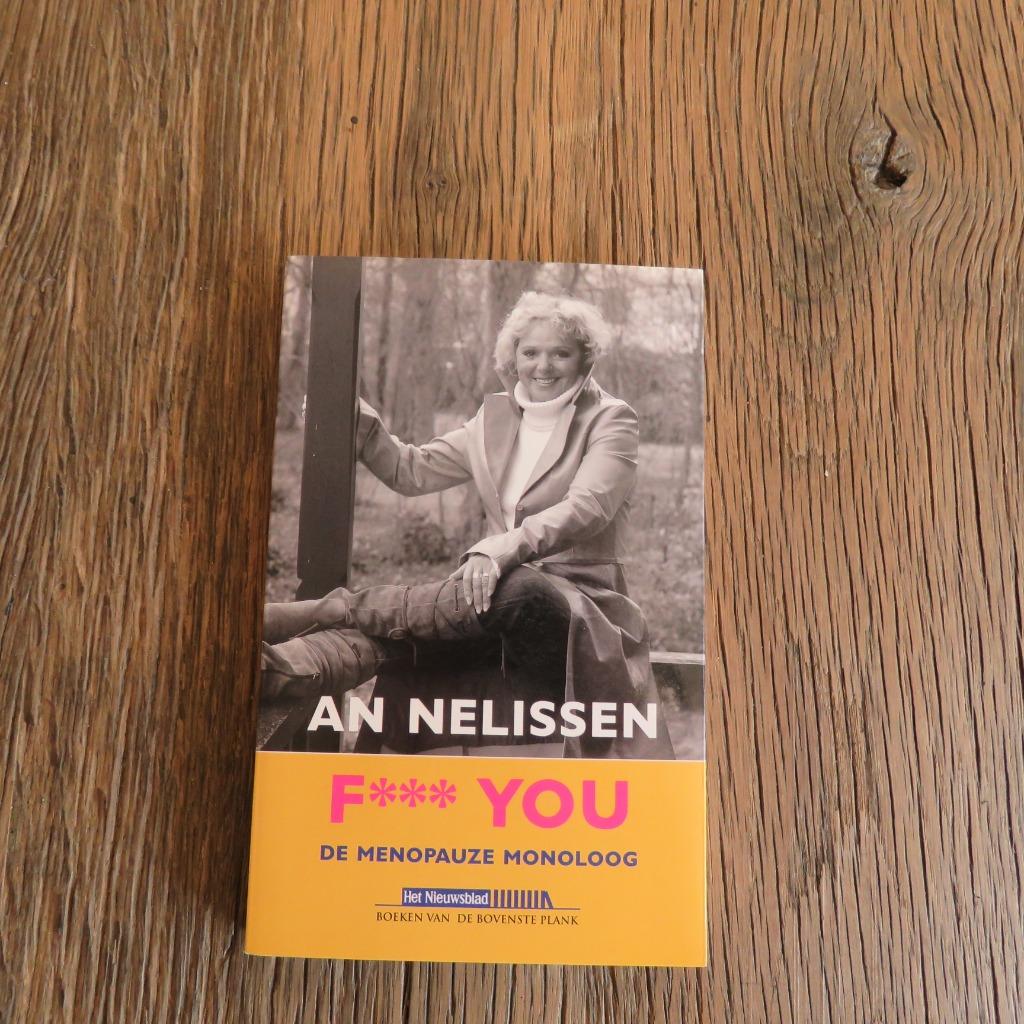 F*** YOU de menopauze monoloog An Nelissen, Ophalen of Verzenden