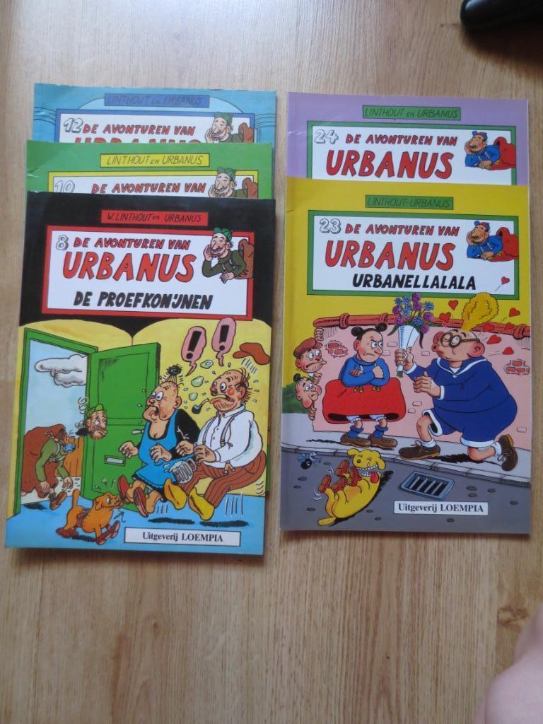 Lotje Urbanus strips, Boeken, Stripverhalen, Meerdere stripboeken, Ophalen of Verzenden, Gelezen, Linthout en Urbanus