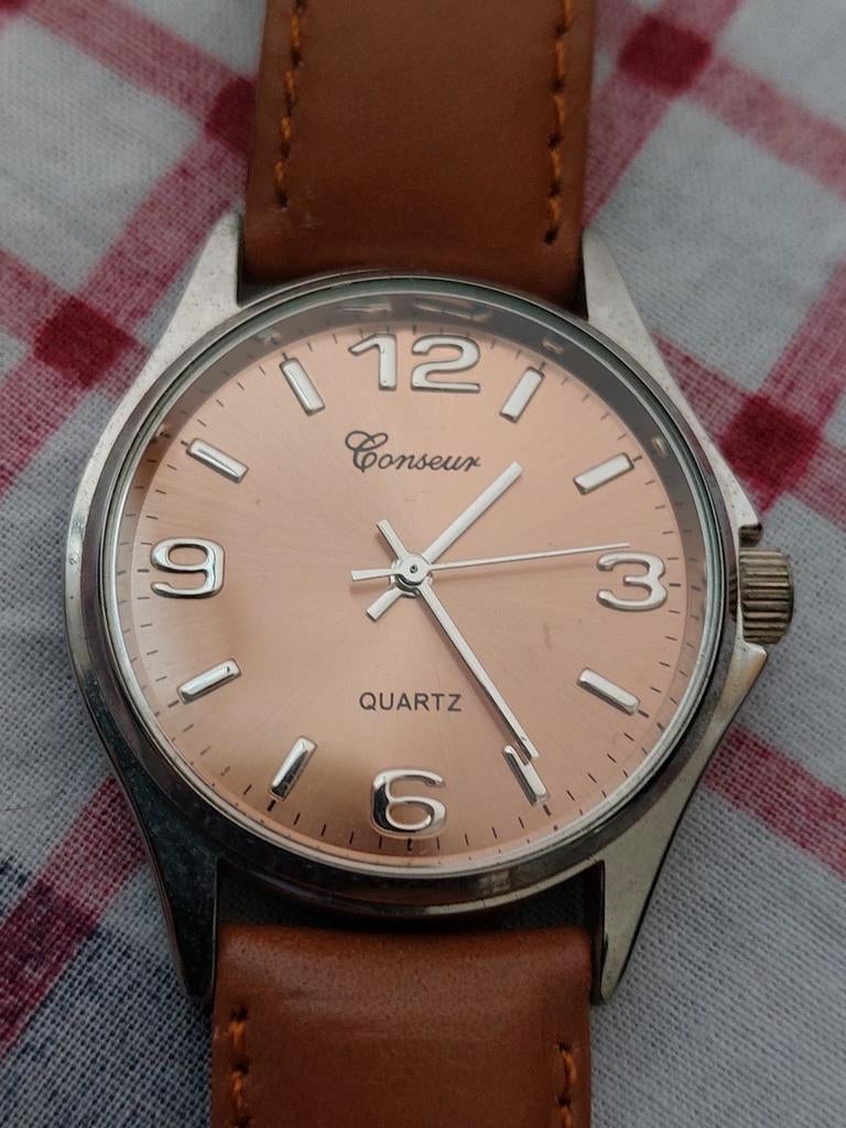 Montre Conseur, Bijoux, Sacs & Beauté, Montres | Hommes, Enlèvement ou Envoi, Neuf, Cuir