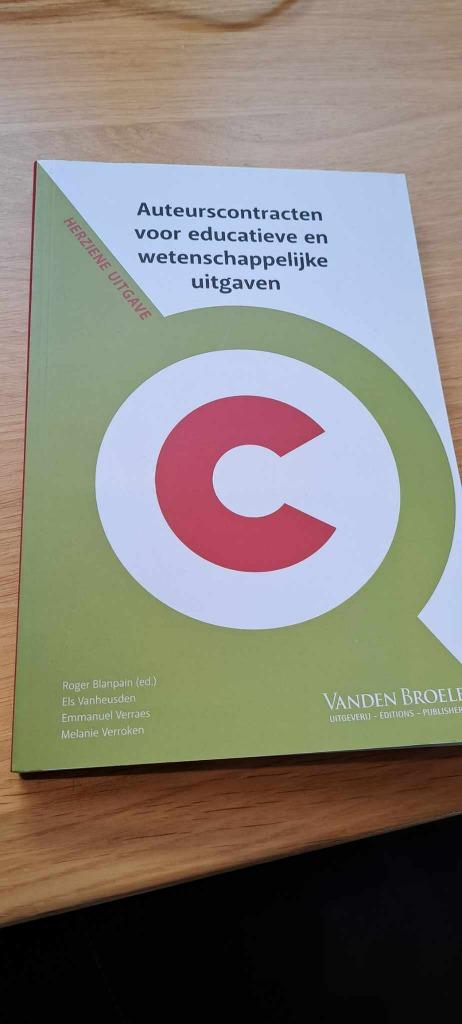 handboek Auteurscontracten, Enlèvement ou Envoi, Neuf