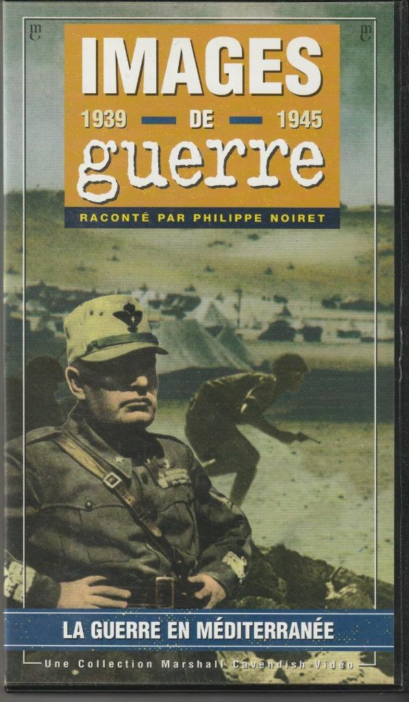 IMAGES DE GUERRE LA GUERRE EN MEDITERRANEE K7 VHS N 4, Tous les âges, Enlèvement ou Envoi, Comme neuf, Documentaire
