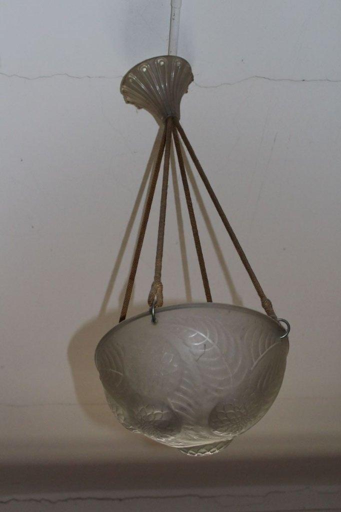originele hanglamp R.Lalique, Enlèvement