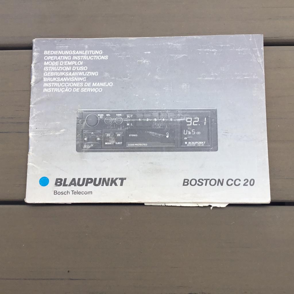 Beschrijving Boston cc20, Enlèvement ou Envoi, Comme neuf
