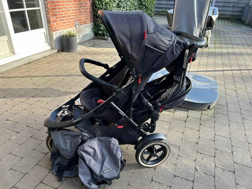 Phil & teds sport duo buggy nieuw model, Enlèvement, Comme neuf, Autres marques