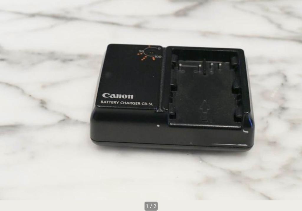 Chargeur Canon CB-5L, Enlèvement ou Envoi, Utilisé