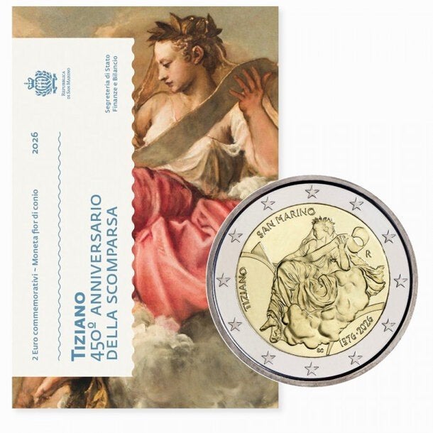 Pièces commémoratives de 2 euros de Saint-Marin, Timbres & Monnaies, Monnaies | Europe | Monnaies euro, Enlèvement ou Envoi, Saint-Marin