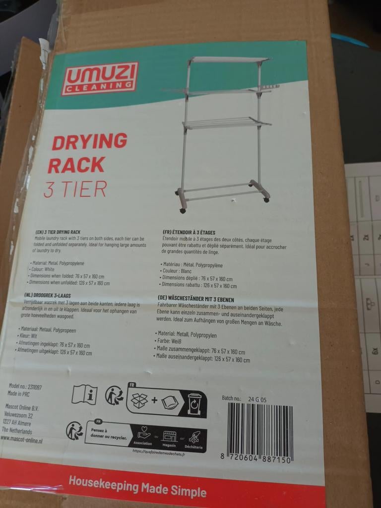 Droogrek, Tuin en Terras, Ophalen