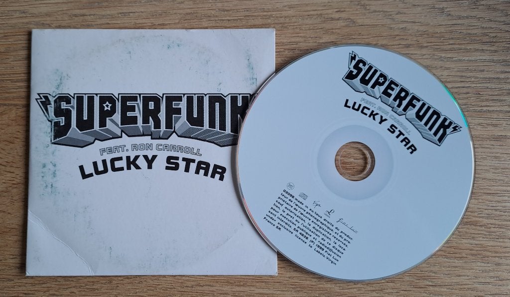 Superfunk Feat. Ron Carroll - Lucky Star (EXCL. PROMO CD), Gebruikt, Ophalen of Verzenden, Pop, Eerste persing