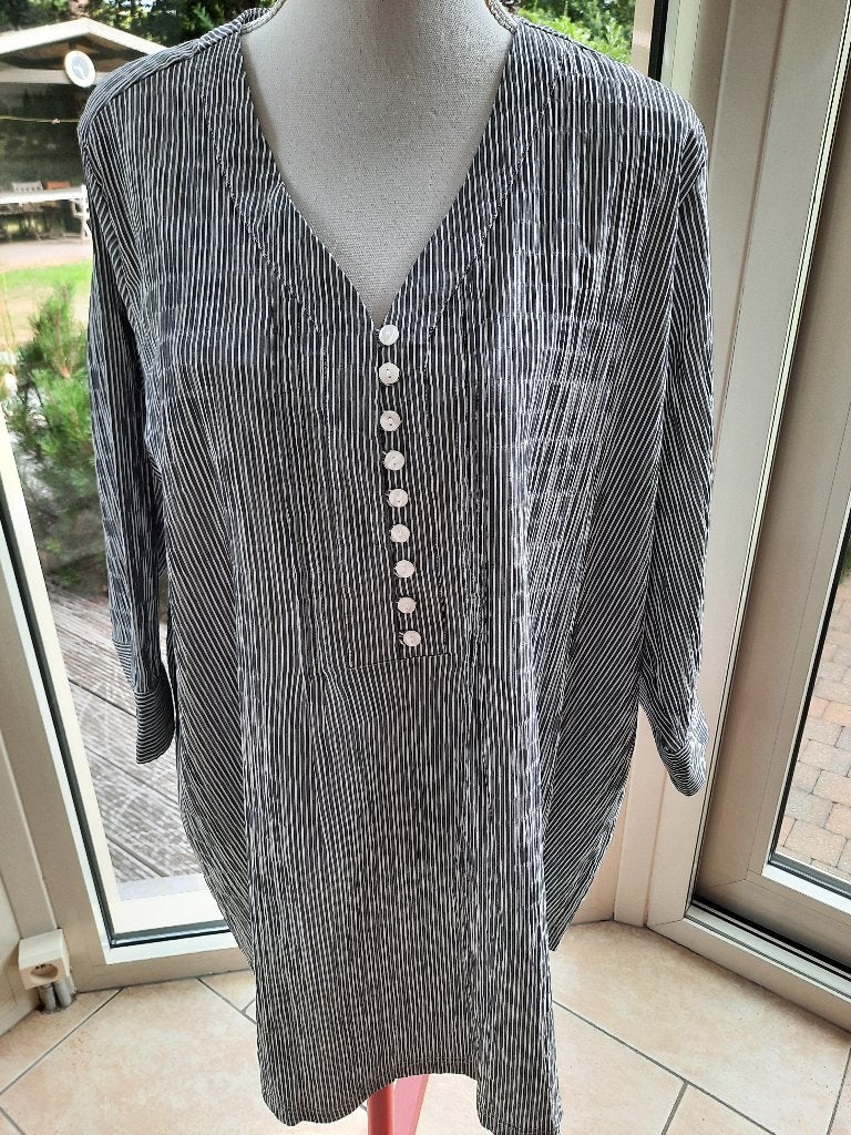 Mooie tuniek/blouse ULLA POPKEN - XL/XXL, Kleding | Dames, Grote Maten, Overige kleuren, Verzenden, Blouse of Tuniek, Ulla Popken