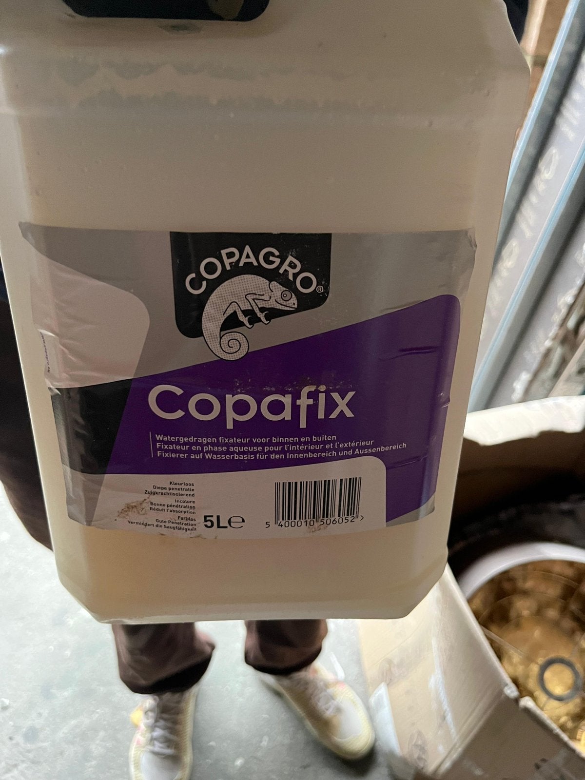 Fixeermiddel, Ophalen, Gebruikt