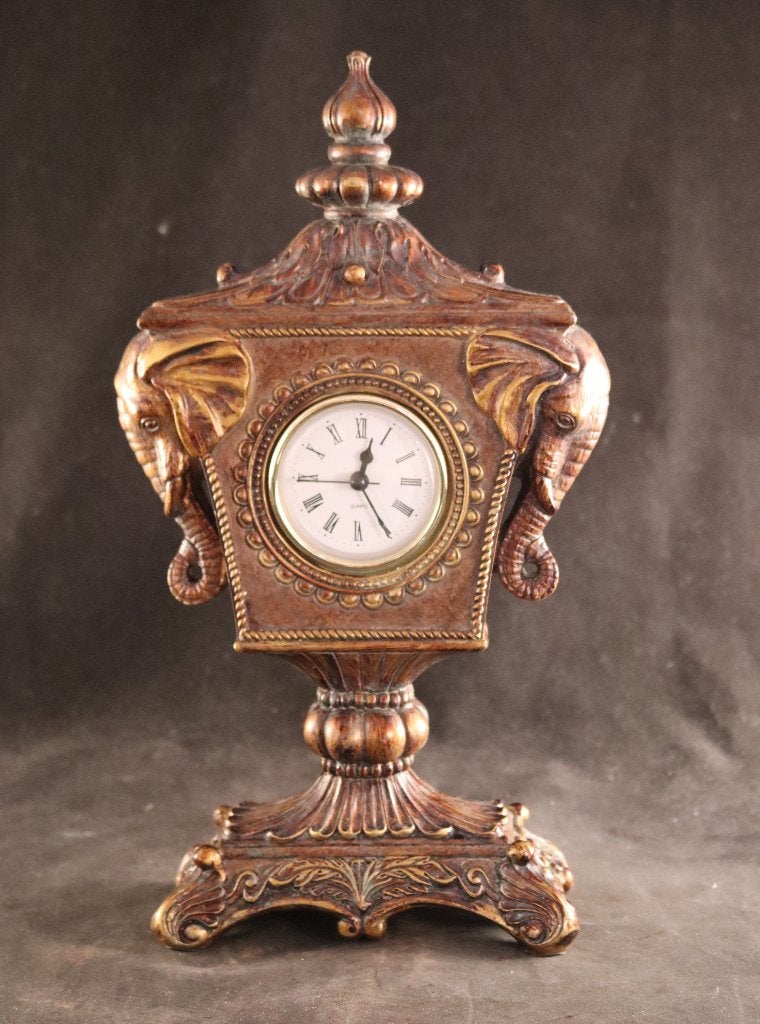 Vintage tafelklok met olifanten, Enlèvement ou Envoi