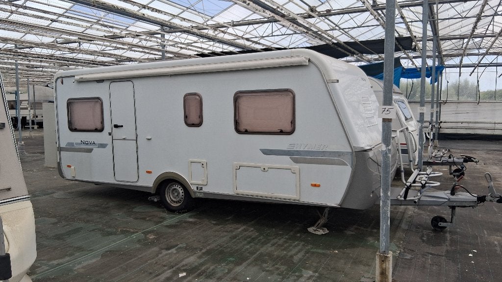 Hymer eriba nova 530, Caravans en Kamperen, Rondzit, Schokbreker, Hymer, 5 tot 6 meter