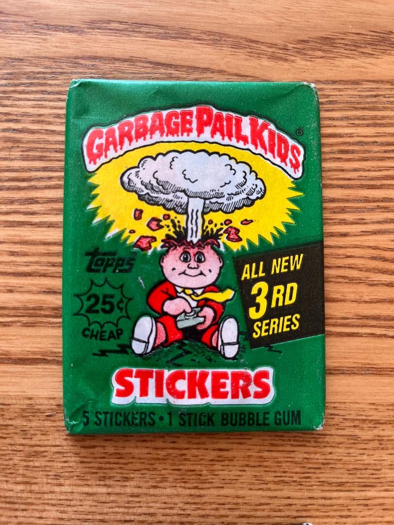 1986 Topps GPK 3rd Series Pack OS3, Enlèvement ou Envoi, Autres types