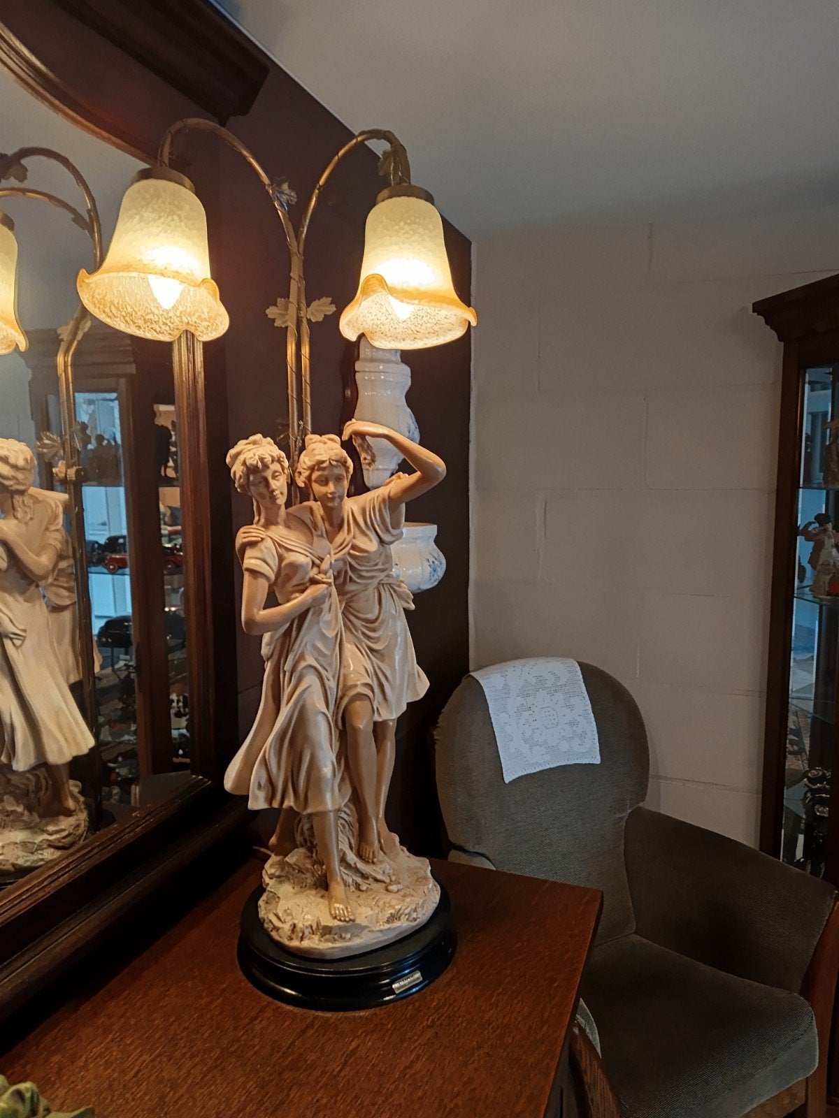 Lampe de table vintage, Enlèvement