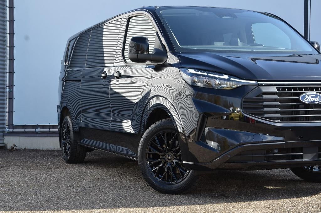 Ford Transit Custom-L2-Limited-Dubbelcabine-Nieuw- 41900+BTW, Auto's, Automaat, Stof, Euro 6, Zwart