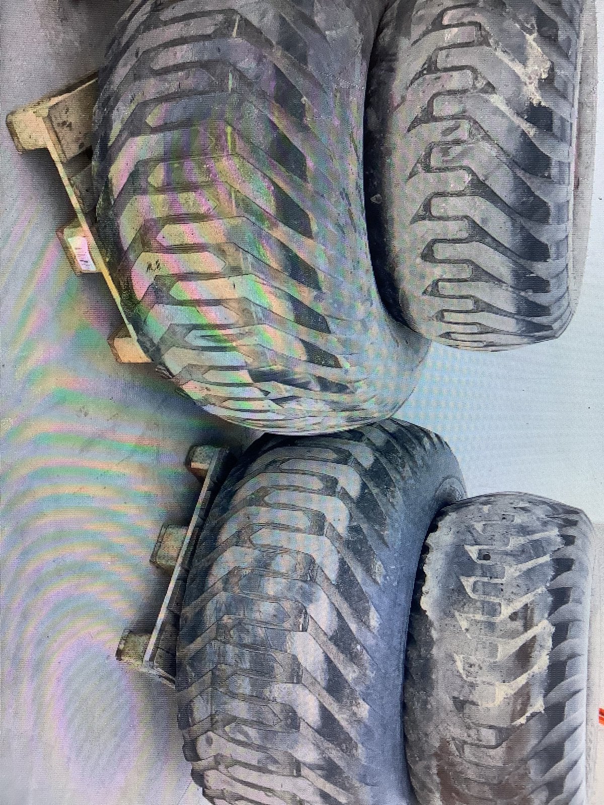 pneus gazon larges pr tracteur, Enlèvement